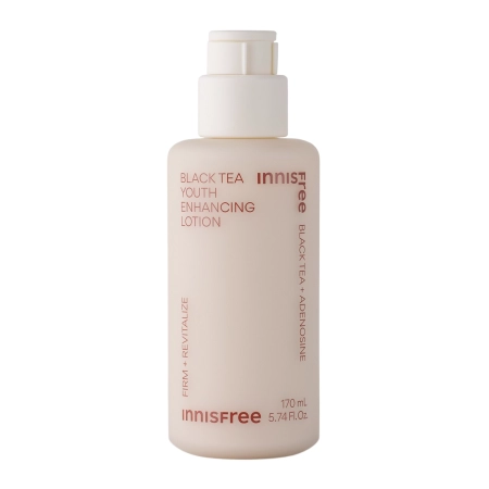 Innisfree – Black Tea Youth Enhancing Lotion – Smoothing and Firming Face Lotion – 170ml