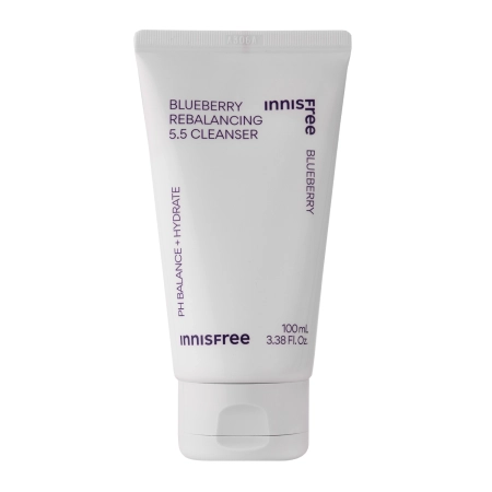 Innisfree – Blueberry Rebalancing 5.5 Cleanser – Balancing Face Wash Foam with Blueberry Extract – 100ml