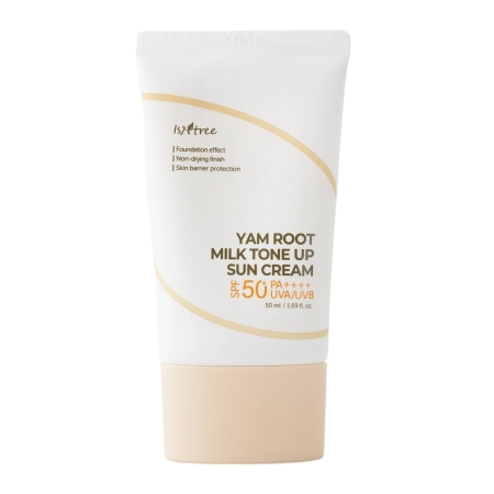 Isntree – Yam Root Milk Tone Up Sun Cream SPF50+/PA++++ – Face Sunscreen – 50ml
