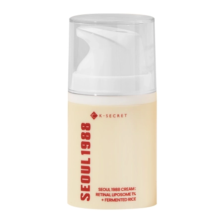 K-SECRET – SEOUL 1988 Cream : Retinal Liposome 1% + Fermented Rice – Firming Cream with Retinal – 50ml