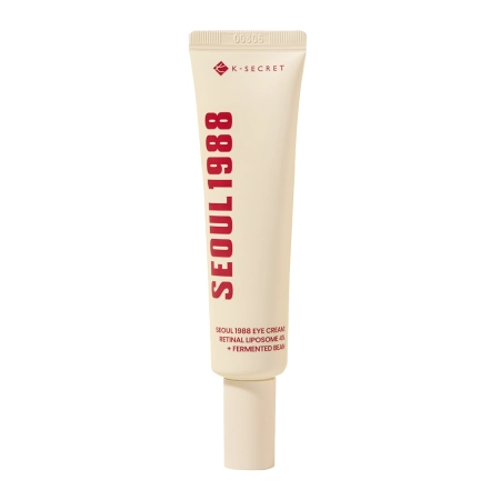 K-SECRET – SEOUL 1988 Eye Cream : Retinal Liposome 4% + Fermented Bean – Firming Eye Cream with Retinal – 30ml
