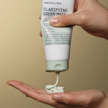 Logically, Skin – Clarifying Green Mask – Purifying Clay Face Mask – 100g