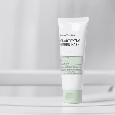 Logically, Skin – Clarifying Green Mask – Purifying Clay Face Mask – 100g
