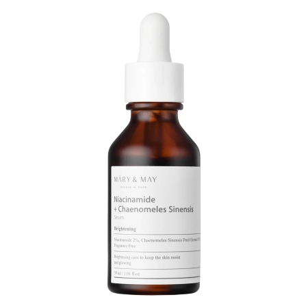 Mary&May – Niacinamide Chaenomeles Sinensis Serum – Brightening Serum with Niacinamide and Chinese Quince – 30ml