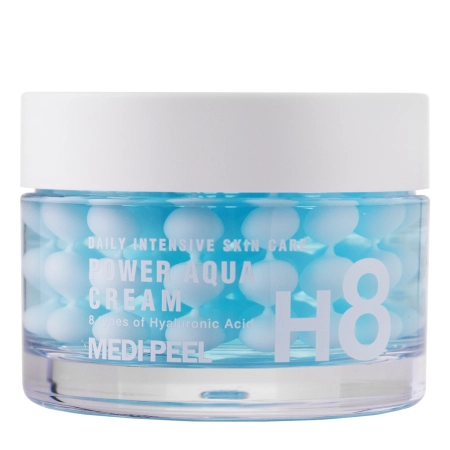 Medi-Peel – Power Aqua Cream – Intensive Moisturizing Cream with Hyaluronic Capsules – 50ml