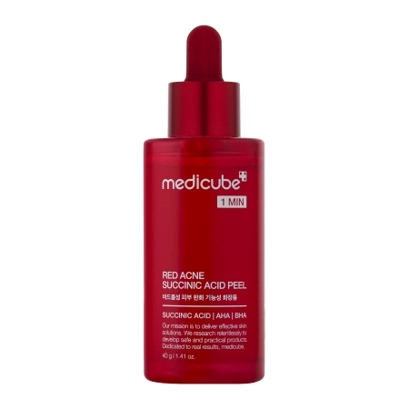 Medicube – Red Acne Succinic Acid Peel – Acid Peel for Imperfections – 40g