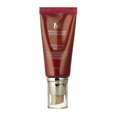 Missha – M Perfect Cover BB Cream SPF42/PA+++ – BB Cream with Sunscreen – No.23 Natural Beige – 50ml