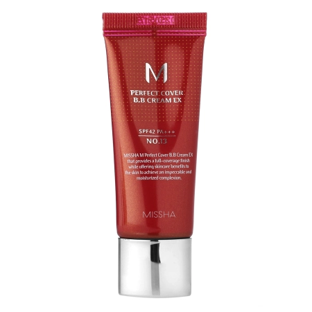 Missha – M Perfect Cover BB Cream SPF42/PA+++ – Covering BB Cream – No.13 Bright Beige – 20ml