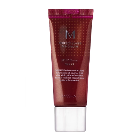 Missha – M Perfect Cover BB Cream SPF42/PA+++ – Covering BB Cream – No.23 Natural Beige – 20ml