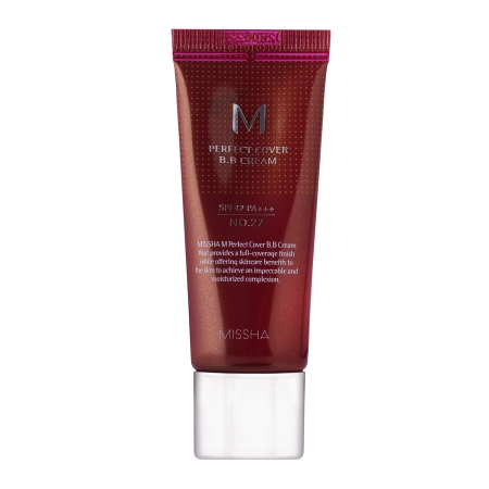 Missha – M Perfect Cover BB Cream SPF42/PA+++ – Covering BB Cream – No.27 Honey Beige – 20ml