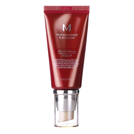 Missha – M Perfect Cover BB Cream SPF42/PA+++ – Covering BB Cream – No.27 Honey Beige – 50ml