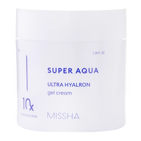 Missha – Super Aqua Ultra Hyalron Gel Cream – Moisturizing Face Cream – 70ml
