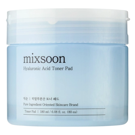 Mixsoon – Hyaluronic Acid Toner Pad – Moisturizing Facial Pads – 180ml/80pcs.