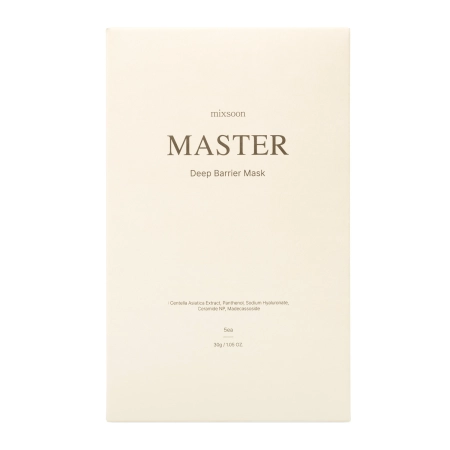 Mixsoon – Master Deep Barrier Mask – Hydrolipid Barrier Rebuilding Mask Set – 5pcs.