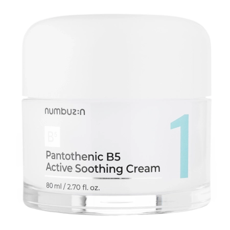 Numbuzin – No.1 Pantothenic B5 Active Soothing Cream – Soothing Face Cream 80ml