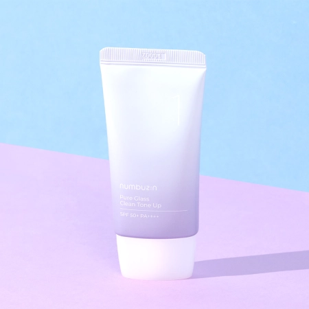 Numbuzin – No.1 – Pure Glass Clean Tone Up SPF50+ PA++++ – Toning Cream with High Sun Protection – 50ml