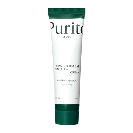 Purito Seoul – Wonder Releaf Centella Cream – Soothing Cream with Centella Asiatica Extract – 50ml