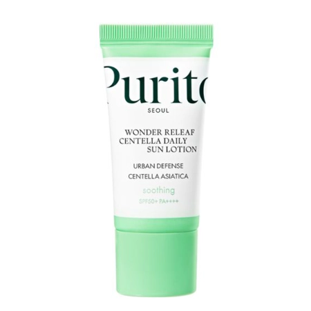 Purito Seoul – Wonder Releaf Centella Daily Sun Lotion SPF 50+ PA++++ – Ultralight Sun Cream – 15ml