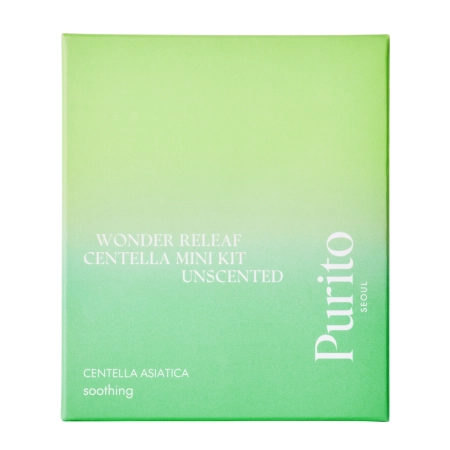 Purito Seoul – Wonder Releaf Centella Mini Kit Unscented – Set of Unscented Soothing Products