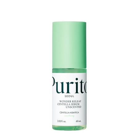 Purito Seoul – Wonder Releaf Centella Serum Unscented – Unscented Serum with Centella Asiatica Extract – 60ml