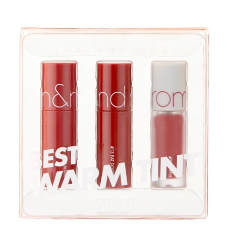 Rom&nd – Best Tint Edition – Lip Tint Set – 01 Warm Tone Pick – 3x2g