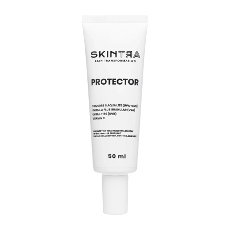 SkinTra – Protector – Skincare Sunscreen SPF 50+/PA++++, IR, BLUE LIGHT – 50ml