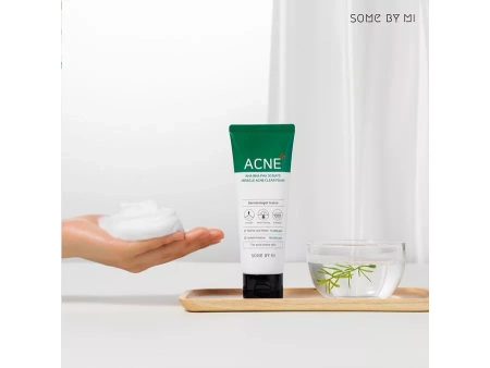Some By Mi – AHA BHA PHA 30 Days Miracle Acne Clear Foam – Gentle Cleansing Foam with Acids – 100ml