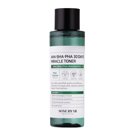 Some By Mi – AHA BHA PHA 30 Days Miracle Toner – Cleansing Toner with AHA BHA PHA Acids – 150ml
