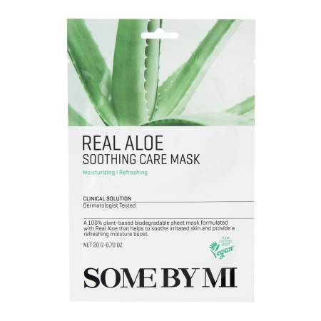 Some By Mi – Real Aloe Soothing Care Mask – Soothing Sheet Mask – 20g