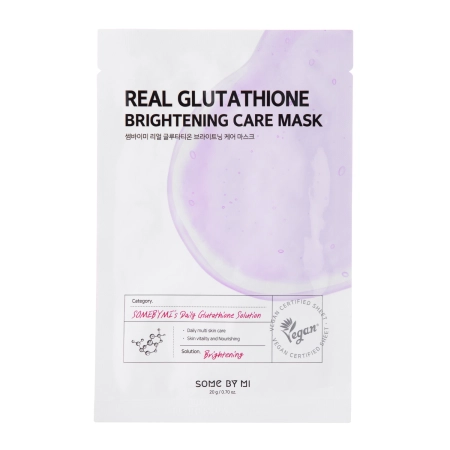 Some By Mi – Real Glutathione Brightening Care Mask – Brightening Sheet Mask – 20g