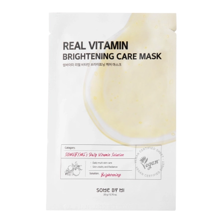 Some By Mi – Real Vitamin Brightening Care Mask – Brightening Sheet Mask – 20g
