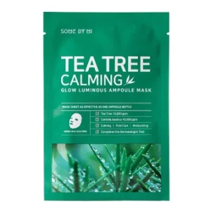 Some By Mi - Tea Tree Calming - Glow Luminous Ampoule Mask - Soothing Mask with Tea Tree Extract - 25g