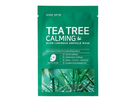 Some By Mi – Tea Tree Calming – Glow Luminous Ampoule Mask – Soothing Mask with Tea Tree Extract – 25g