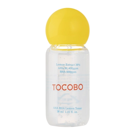 Tocobo – AHA BHA Lemon Toner – Lemon Tonic with AHA and BHA Acids – 30ml