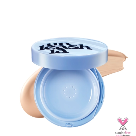 Unleashia – Babe Skin Baby Blue Cushion SPF 40 PA++ – Cushion Primer – 21C Baby Cheek -15g