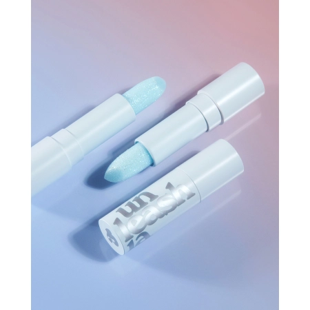 Unleashia – Glacier Vegan Lip Balm – Moisturizing Lip Balm with Glitter – No.2 Blue Lagoon – 3.3g