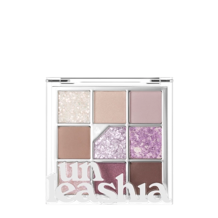 Unleashia – Glitterpedia Eye Palette – Vegan Eye Shadow Palette – 4 All of Lavender Fog – 6.6g