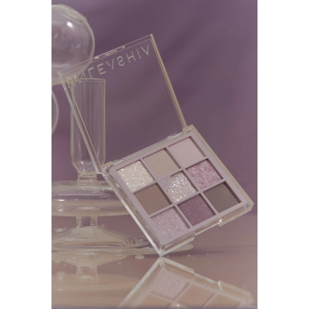 Unleashia – Glitterpedia Eye Palette – Vegan Eye Shadow Palette – 4 All of Lavender Fog – 6.6g