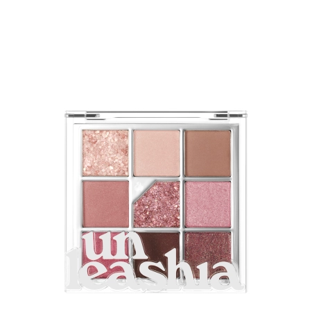 Unleashia – Glitterpedia Eye Palette – Vegan Eyeshadow Palette – 5 All of Dusty Rose – 6.6g