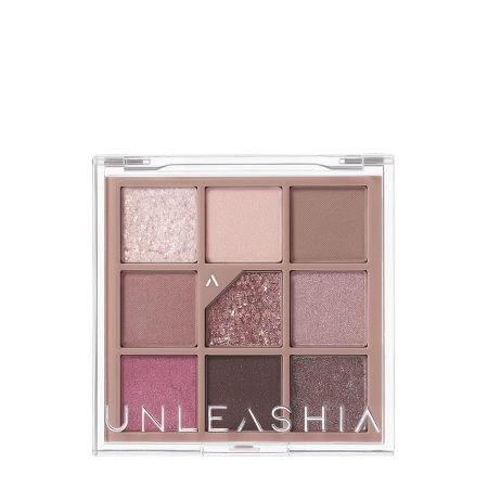 Unleashia – Glitterpedia Eye Palette – Vegan Eyeshadow Palette – 5 All of Dusty Rose – 6.6g