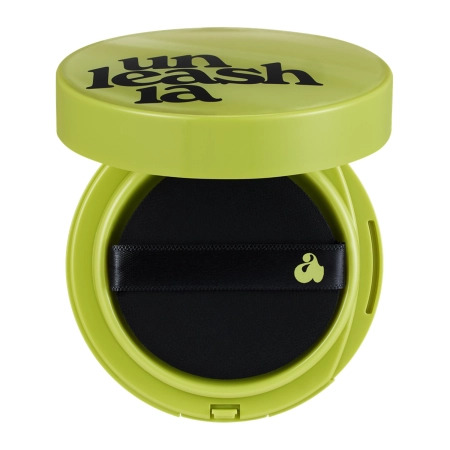 Unleashia – Healthy Green Cushion – Satin Cushion Foundation SPF30/PA++ – 21 Eburnean – 15g