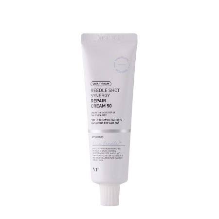 VT Cosmetics - Reedle Shot Synergy Repair Cream 50 - Regenerating Face Cream with Azulene - 50ml