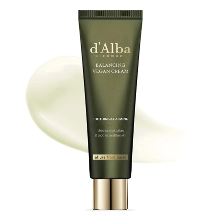 d’Alba – Mild Skin Balancing Vegan Cream – Moisturizing and Soothing Face Cream – 55ml