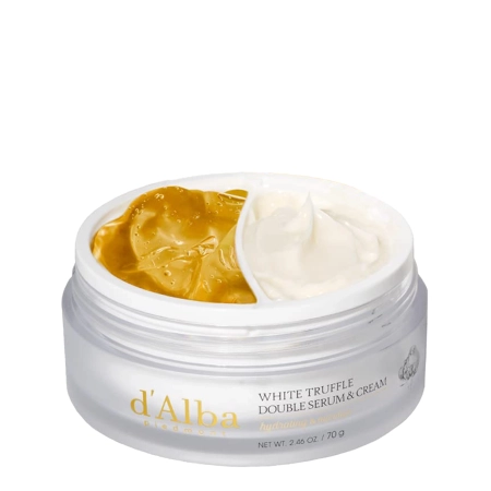 d’Alba – White Truffle Double Serum & Cream – Anti-Wrinkle Facial Duo – 70g